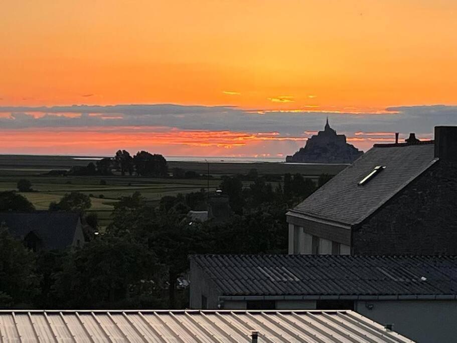 Maison 5 P, Face Mont St Michel Huisnes-sur-Mer 外观 照片